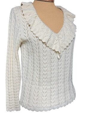 Laura by Alyzia, Vintage Crochet Sweater